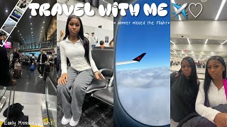 VLOGMAS DAY 4| Travel with me to Canada  🇨🇦| * almost missed the flight*