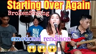 Starting Over Again by Natalie Cole | BrokenString cover @srovrecordingstudio9547