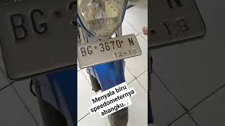 #bysonmodifikasi menyala biru speedometernya abang ku