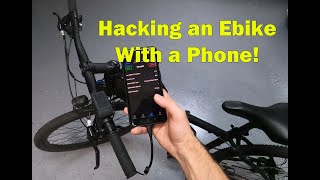 Hacking an Ebike with a phone: Reprogamming Bafang Mid Drives!