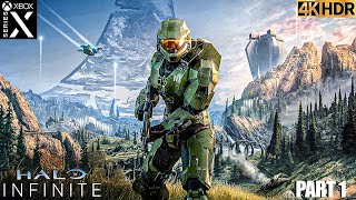 Halo Infinite | Campaign First Mission Part 1 | Xbox Series X | 4K HDR 60 FPS