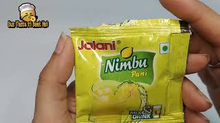 Garmiyo ke liye best Jalani Nimbu Pani mix and drink just rupee 2.50