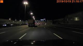 70mai Dash Cam Middrive D01 - тест ночной съёмки