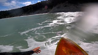 POV Surfing Sunny Adriatic Sea (Italian East Coast)