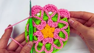 Beautiful and Unique Crochet FLOWER