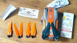 Master Airscrew Stealth Propellers for #dji  #air2s  | Quick unbox, replace & comparing low noise