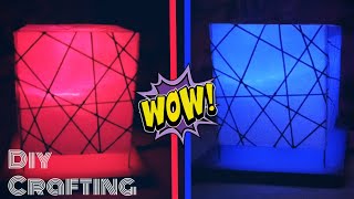 How to make a lamp at home | simple and easy lamp making |easy trick to make lamp.