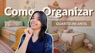 COMO ORGANIZAR O QUARTO DAS CRIANÇAS😉Dicas para organizar os brinquedos armário e a área de estudos🤩