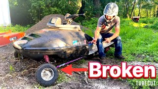 Putting Wheels on This Snowmobile was a BAD Idea!