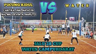 JALU 28 CUP pucung kidul (CANTIKA, INA, DKK) VS wates 8 BESAR PUTRI