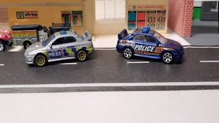 Matchbox #8 2019 5 pack MBX To The Rescue  feature Subaru Impreza Police