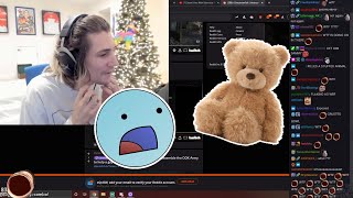 xQc flushes stuffed animal down the toilet D: (with chat)