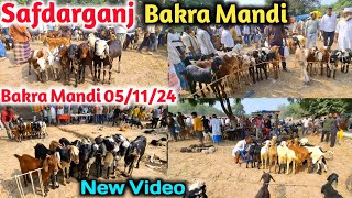 सफदरगंज (पल्हरी) बकरा मंडी 05/11/24 Live Update |Safdarganj Bakra mandi |Bakra Mandi Video