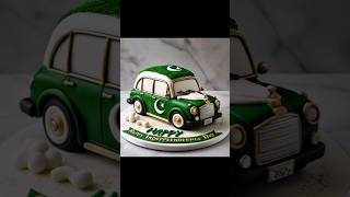 Independence Day Car Cake #shorts #viralshorts #independenceday#14august #ytshort @designtreasurespk