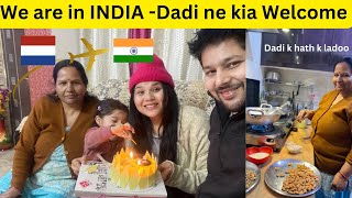 We Are In INDIA 🇮🇳 Dadi ne kiya Myra ka Welcome🙂Dadi k hath k LADOO🙏