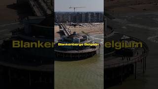 Blankenberge Belgium #dronefootage #belgium #sea #coastline #drone #dji #djimini4pro #fy #shorts