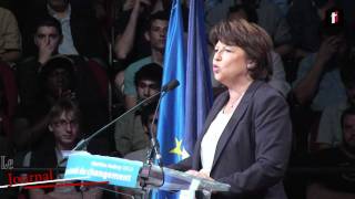 Martine Aubry fait le "serment de Toulouse"