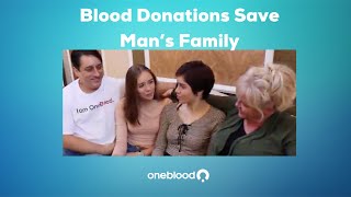 Blood Donations Save Man's Family