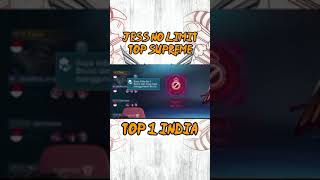 JESS NO LIMIT TOP GLOBAL SUPREME INDIA || OURA GAMING GPX OURA #shorts #mobilelegends #mlbb