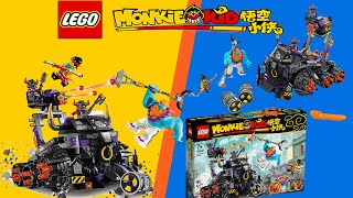 Lego Monkie Kid Iron Bull Tank speed build - Lego 80007 - LEGO Speed ​​Build ASMR