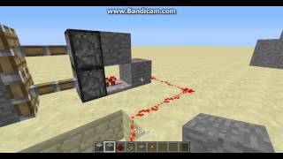 Minecraft ep . 1 How to make a piston door