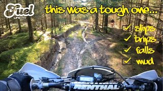 DIFFICULT Enduro riding...as newbies we “Probably" shouldn't of attempted this on a bike...