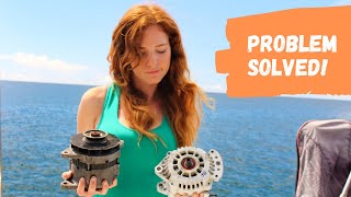 Let's FINALLY put this problem to bed! [EP 110] - Serpentine belt installation and A Dinghy Debacle