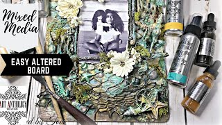 Altered Mixed Media Board by Toni