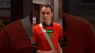 Sheldon - The favor | TBBT S02E05 #shorts