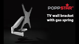 Poppstar - TV Wall Mount with Gas Spring | for 23" - 55" screens (VESA max. 400 x 400 mm)