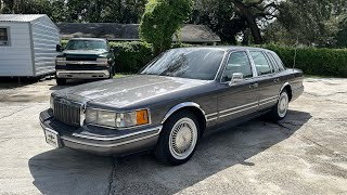 SOLD 1992 Lincoln Town Car 32k miles -