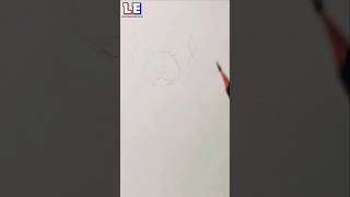 Cute Little Street Dog Drawing | Street Dog | Dog Drawing Easy | Cute Puppy Drawing #shorts #dog