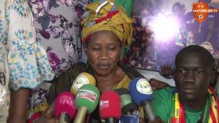 Ziguinchor : La Maman d'Aliou Badara FATY très contente de l'accueil réservé à son fils Champion....