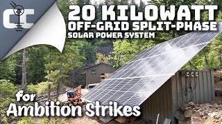 Massive 20kVA Off-Grid Power System by Current Connected⚡️