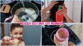 Nossa rotina da Manhã| Fiz almoço| Colocando a casa em Ordem| Amanda Maria