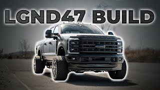 LGND47 Build | 2024 Brushed Black Ford F250 Platinum