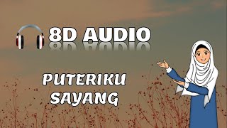 Puteriku Sayang 2022 - Munif Hijjaz (Lyrics Video) | 8D Audio