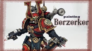 World Eaters: Painting my first ever Khorne Berzerker