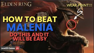 DO NOT CHEESE MALENIA THIS IS HOW YOU CAN EASILY BEAT HER - Elden Ring