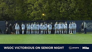 WSOC victorious on senior night