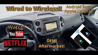 Wireless AndroidAuto/Carplay! Ottocast Play2Video with youtube and netflix!