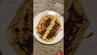 Crepes with Nutella and Bananas