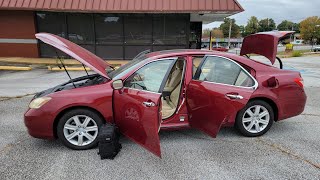 2009 Lexus Es350 Interior view walk-around pre-purchase inspection video Karcheckz