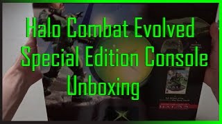 Halo Combat Evolved Special Edition Xbox Console Unboxing!