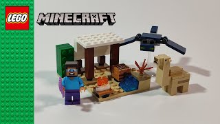 Lego Minecraft Steve's Desert Expedition Set 21251 Unboxing and Build