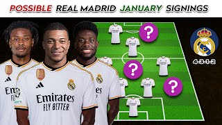 Real Madrid Possible January Transfers & Rumours 😱🔥 ft Mbappe & Thuram Davies | Update October 2023