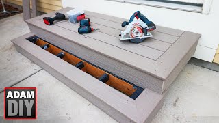 How to Build Porch Steps - Composite Decking