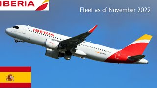 Iberia Fleet as of November 2022