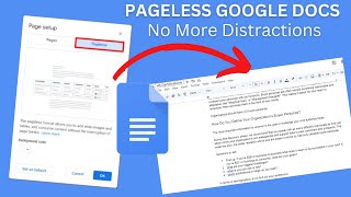 Make Google Docs Pageless 😱 [ELIMINATE DISTRACTIONS]