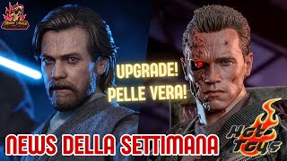 NEWS 1/6: Terminator T-800 in PELLE VERA! Upgrade importante per Obi-Wan! Ancora Iron Man!